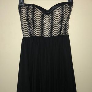 Black Sequin Party Dress